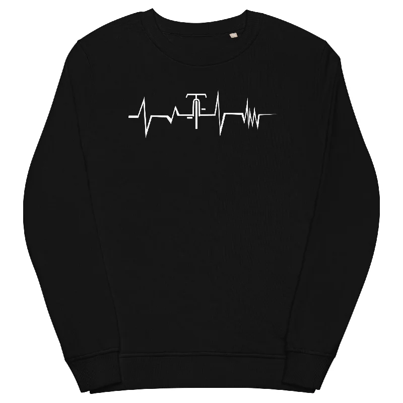 Heartbeat - Cycle - Unisex Premium Organic Sweatshirt Pullover Hoodie Sweatshirt Trend