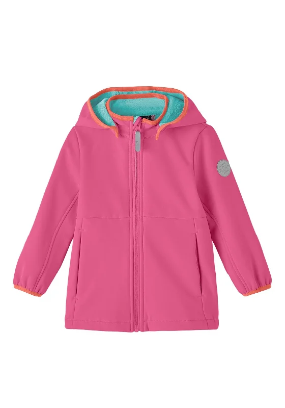 Name It Kid Girl Malta Softshell Jacket, Fandango Pink Women's winter puffer jackets