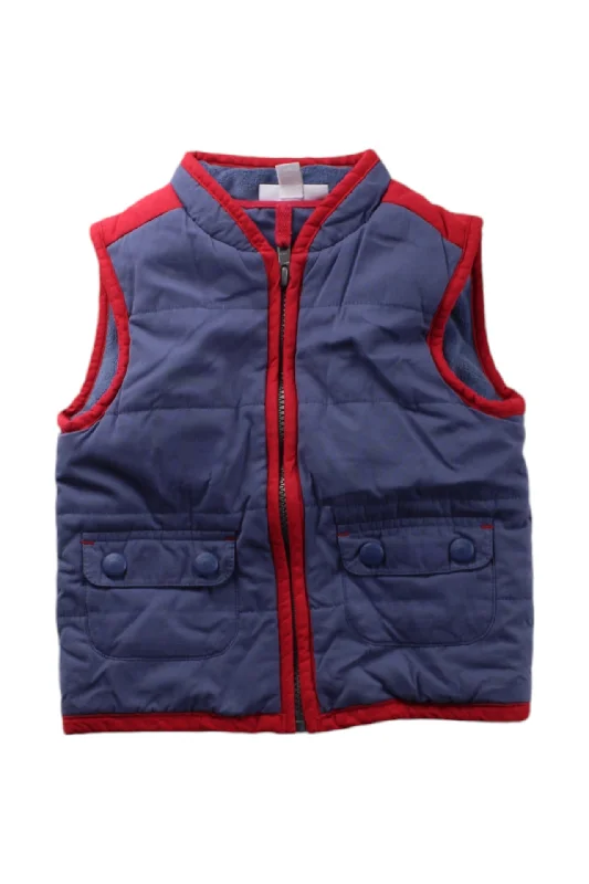 The Little White Company Quilted Vest 12-18M Women's leather jackets