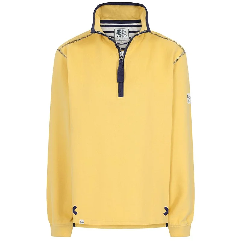 LJ3 - Ladies 1/4 Zip Sweatshirt - Lemon Women’s Zip-up Hoodies