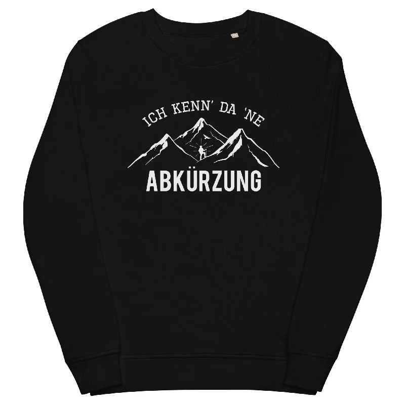 Ich Kenne Da Ne Abkürzung - Unisex Premium Organic Sweatshirt Cozy Sweatshirts for Fall