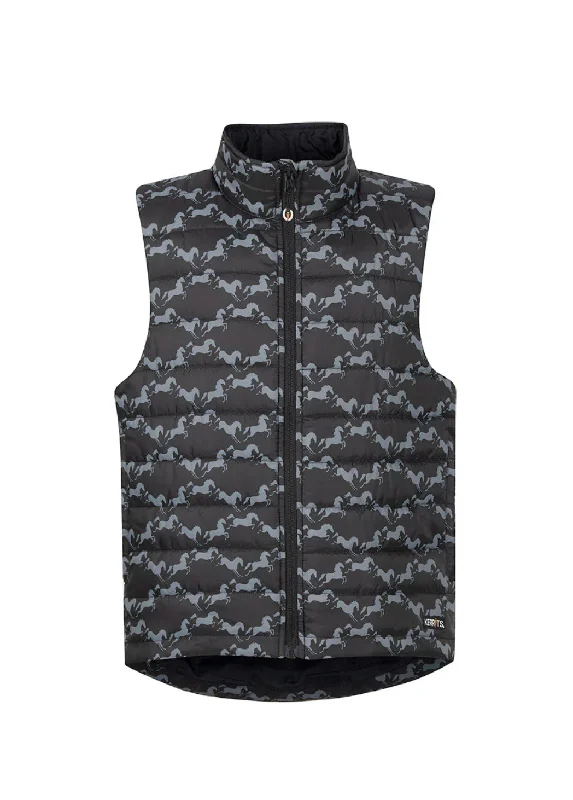 Kids Horse Crazy Quilted Vest Best women's jackets for rain