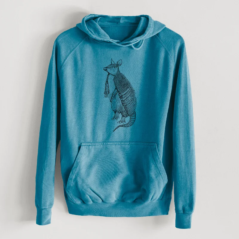 Nine-Banded Armadillo - Dasypus novemcinctus  - Mid-Weight Unisex Vintage 100% Cotton Hoodie Women’s Hoodie Sweater