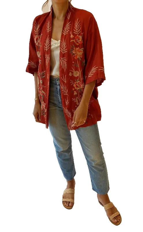 Caspian Kimono In Adobe Nike sweaters