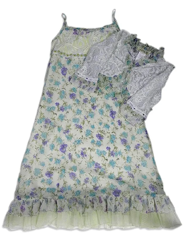 Little Mass - Little Girls' Floral Dress Set Affordable floral dresses