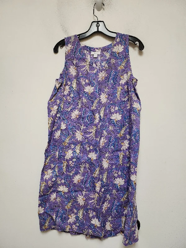 Dress Casual Short By J. Jill In Purple, Size: S Printed Mini Skirt