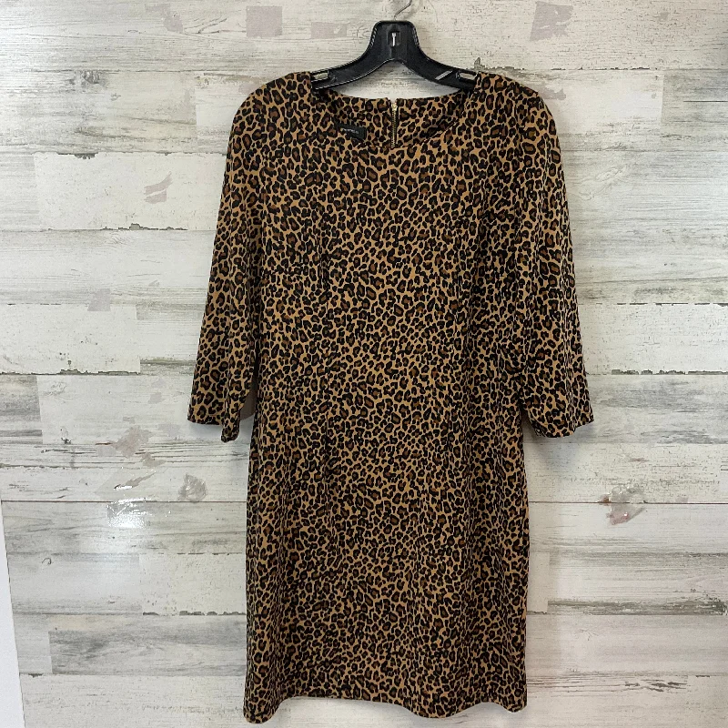 Dress Casual Short By Spense In Animal Print, Size: M Pleated Mini Skirt